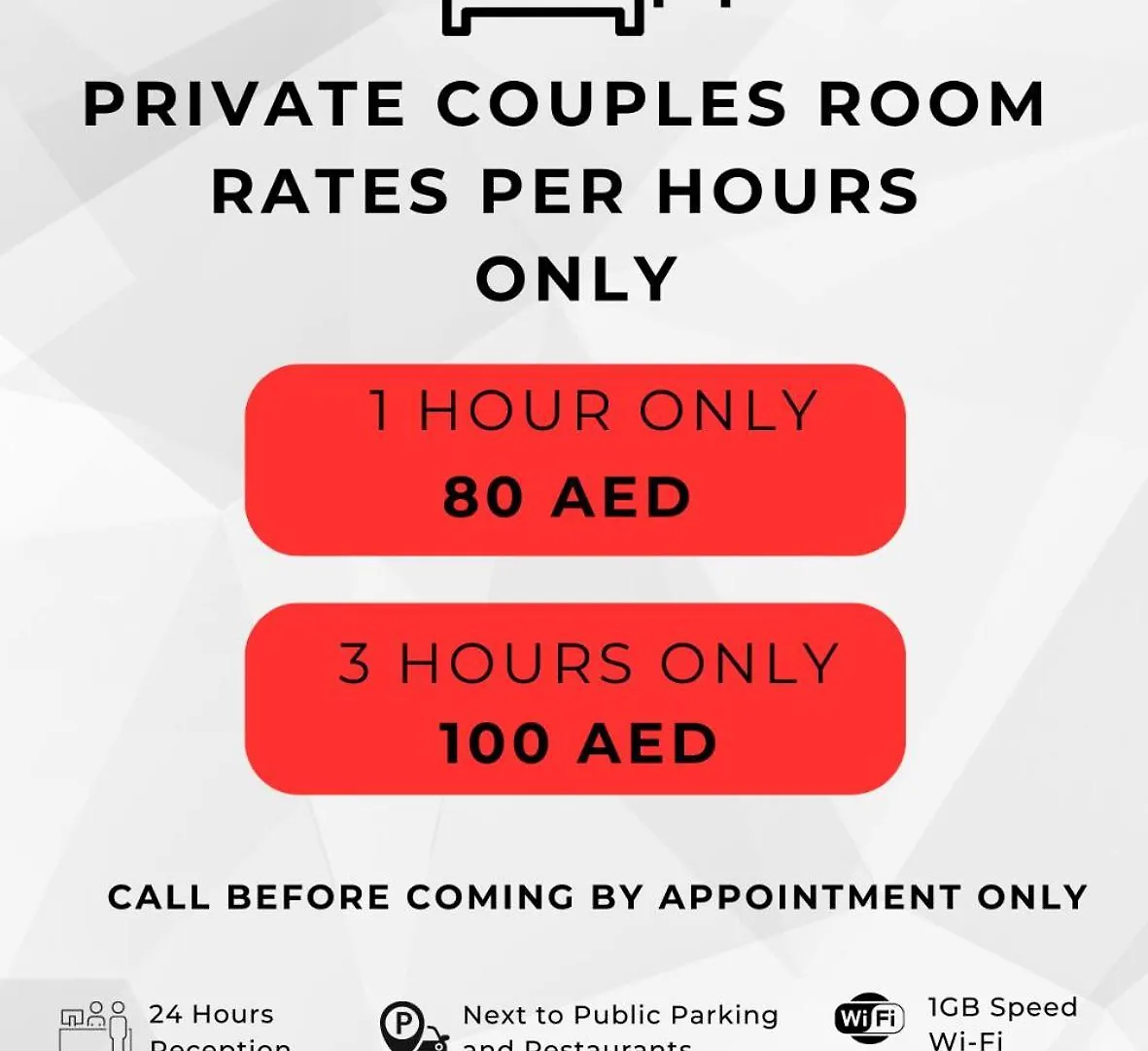 Al Wahda Couples Room Per Hours Abu Dzabi 0*,